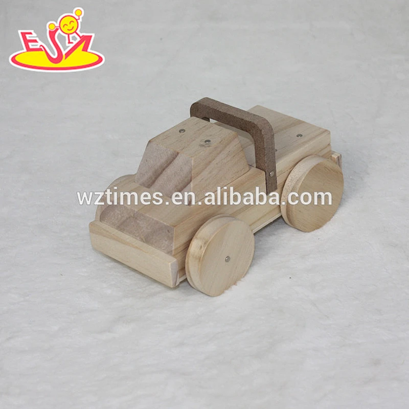 2018 new products educational wooden kids diy toy W03B051