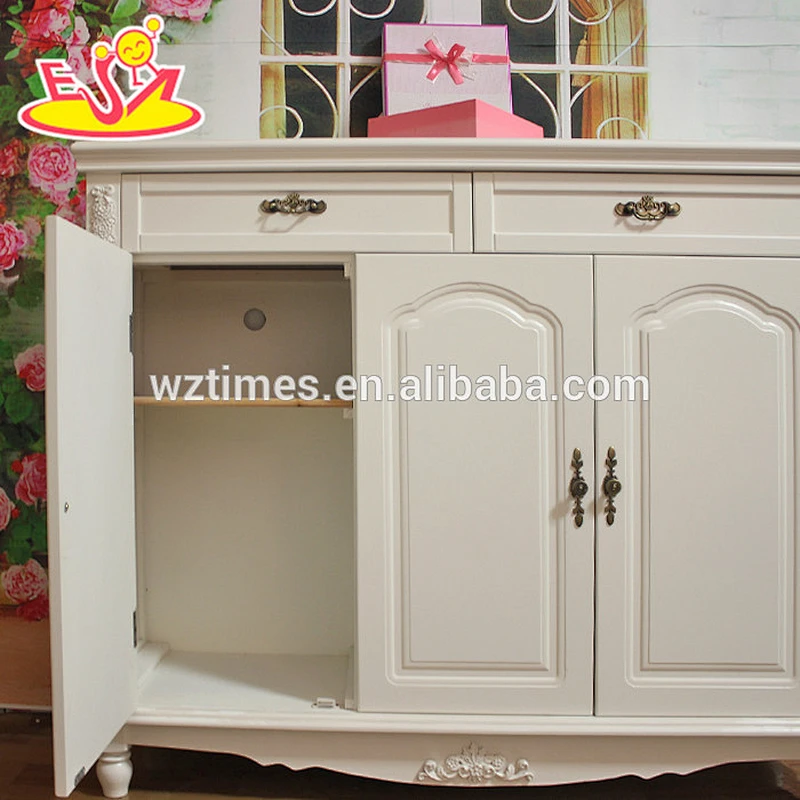 2018 New design wooden furniture cabinets white solid wooden furniture cabinets best design wooden furniture cabinets W08H063