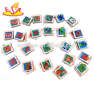 wholesale top fashion children wooden jigsaw puzzle for sale as gift W14A148