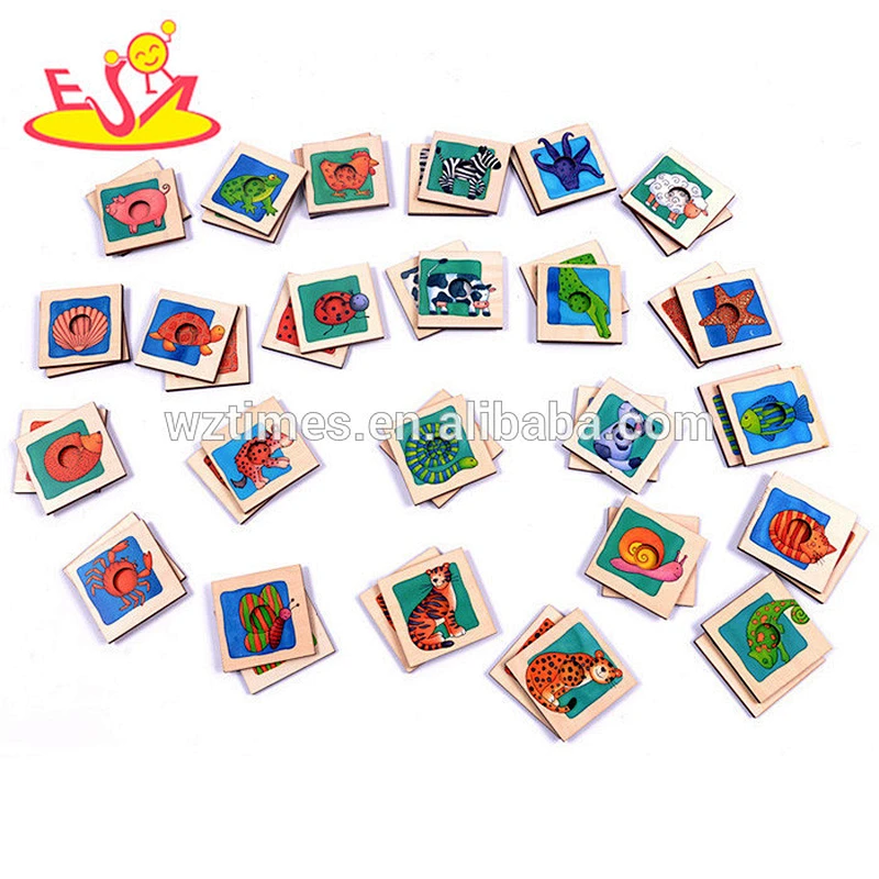wholesale top fashion children wooden jigsaw puzzle for sale as gift W14A148
