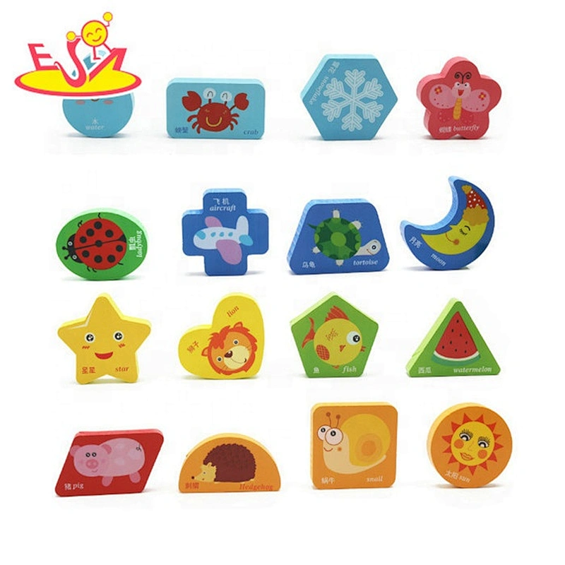 2019 New arrival educational wooden match puzzle for babies W14D083