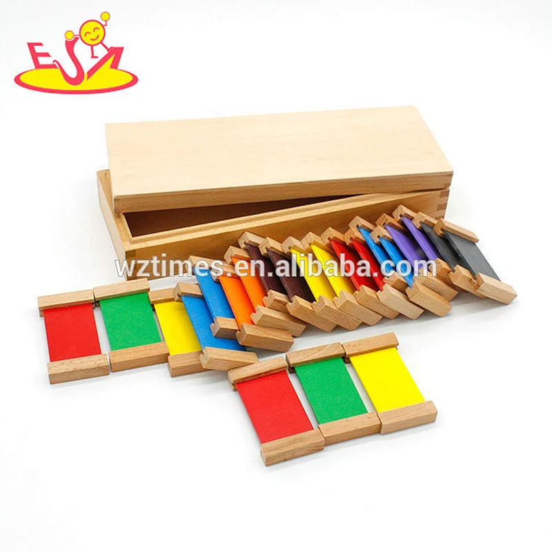 Wholesale teaching materials wooden color box montessori for Identify the color W12F028