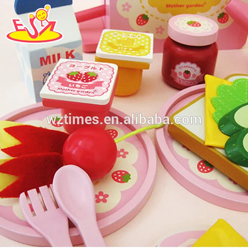 2018 wholesale wooden mini kitchen set toy simulation wooden mini kitchen set toy W10B154