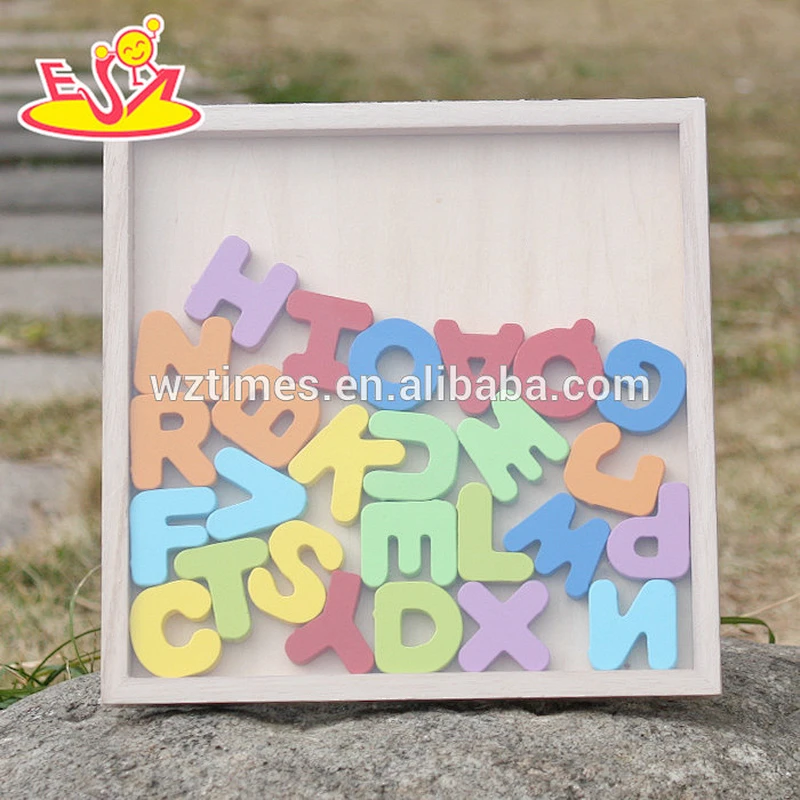 2018 venta al por mayor de educación infantil abc de madera aprendiendo mejores niños de madera abc aprendiendo W14B072