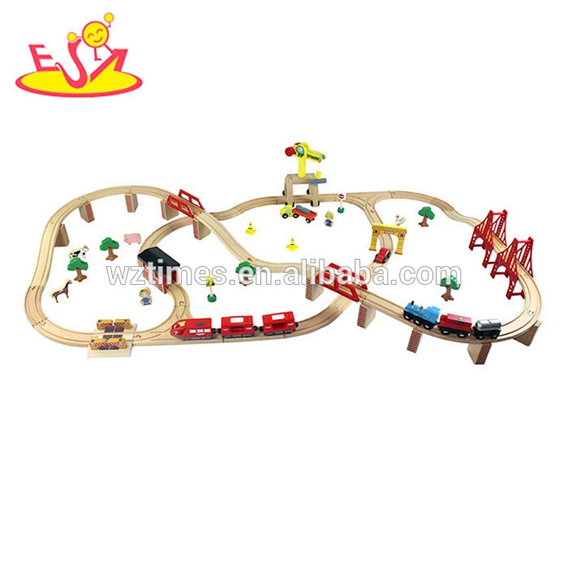 hottest kids wooden train toy set for boy W04C044