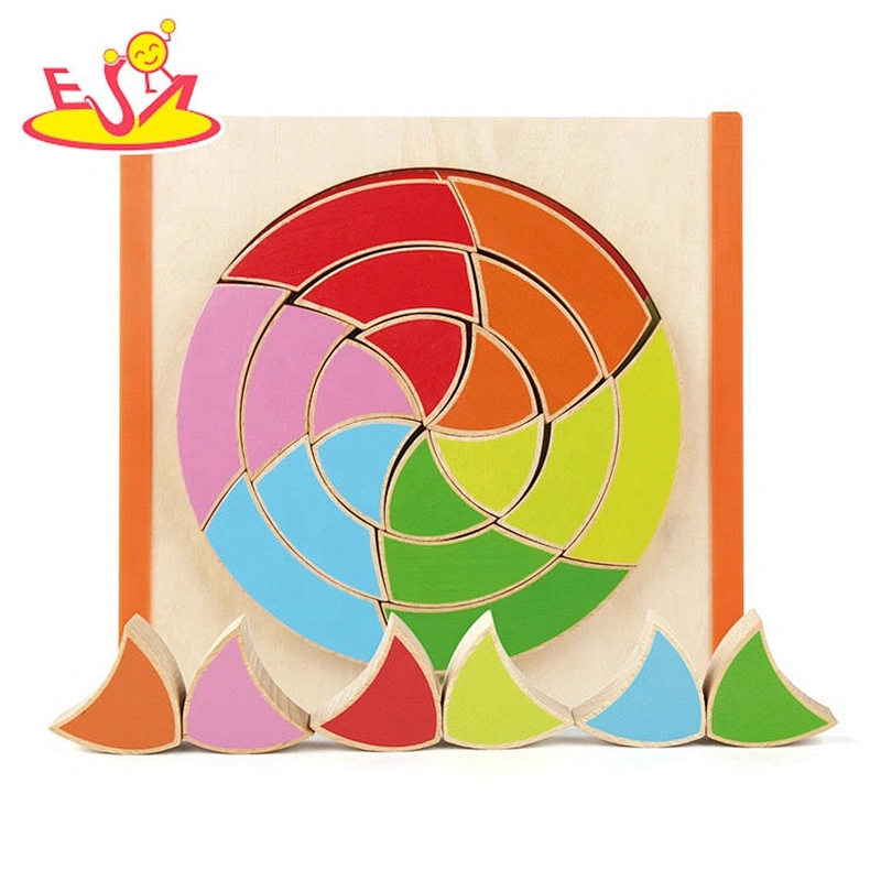 wholesale educational wooden geometry puzzles for children W12F034