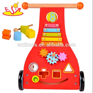 wholesale most popular wooden children walker newly fashioned wooden baby walker for sale W16E045