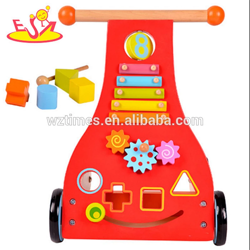 wholesale most popular wooden children walker newly fashioned wooden baby walker for sale W16E045