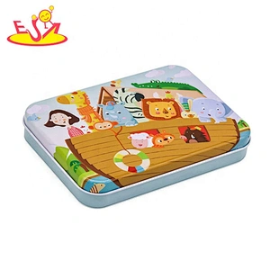 2019 New hottest kids educational wooden photo puzzle with customize W14N006