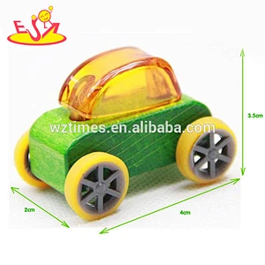 Mini wooden children toy pull push cars new style classic wooden toy car for kids W04A180E