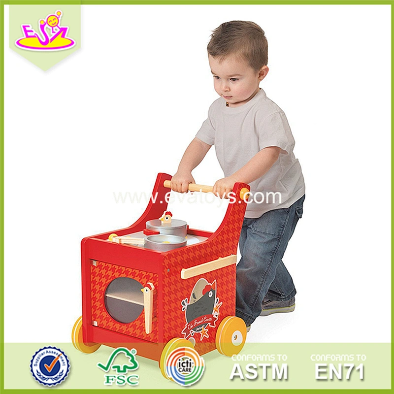 New design corner wooden kitchen toy for children pretend W10C258
