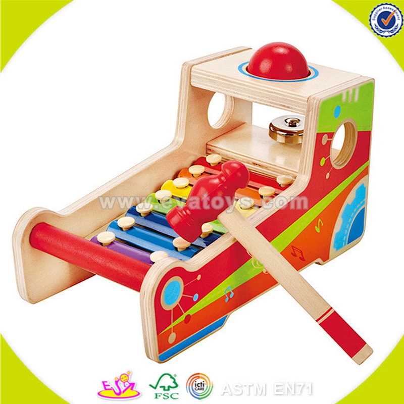 wholesale baby wooden make sound toy fashion kids wooden make sound toy popular children wooden make sound toy W07C037