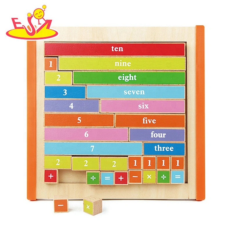 high quality educational wooden hand jigsaw puzzles for kids W12F042