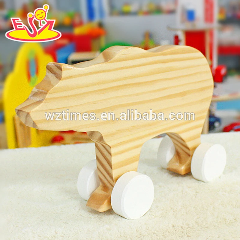 2018 venta al por mayor bebé oso de madera niños de alta calidad oso de madera superior moda niños oso de madera W05B152