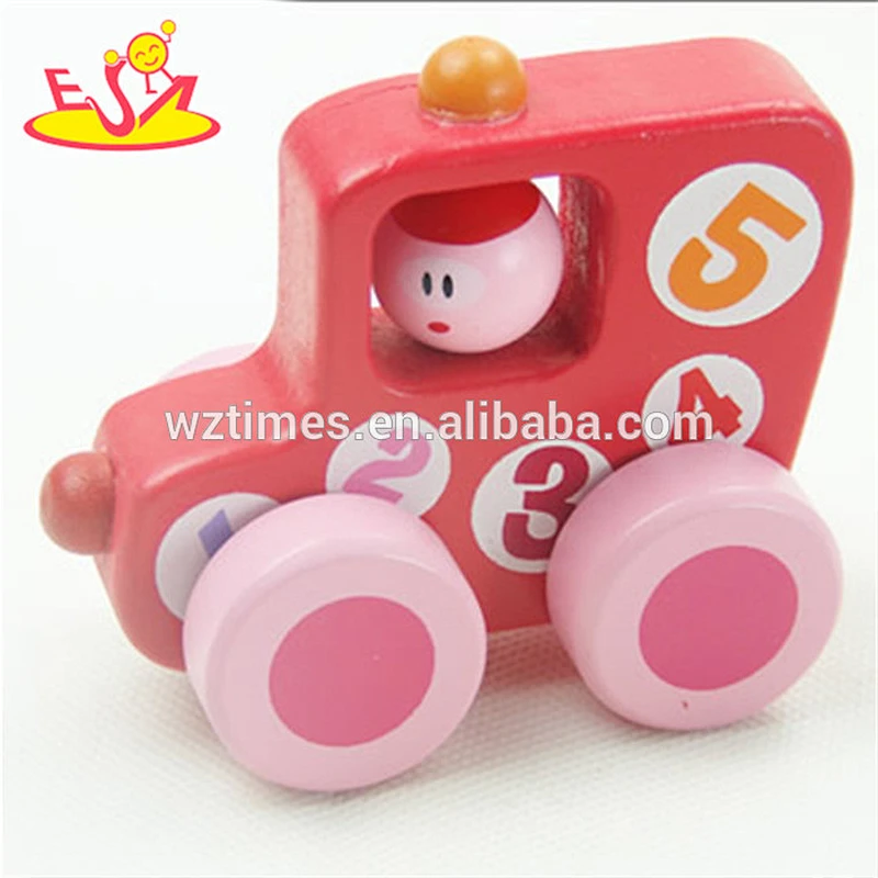 wholesale High quality wooden car hand drive baby wooden toys for 1 year old babies W04A178B