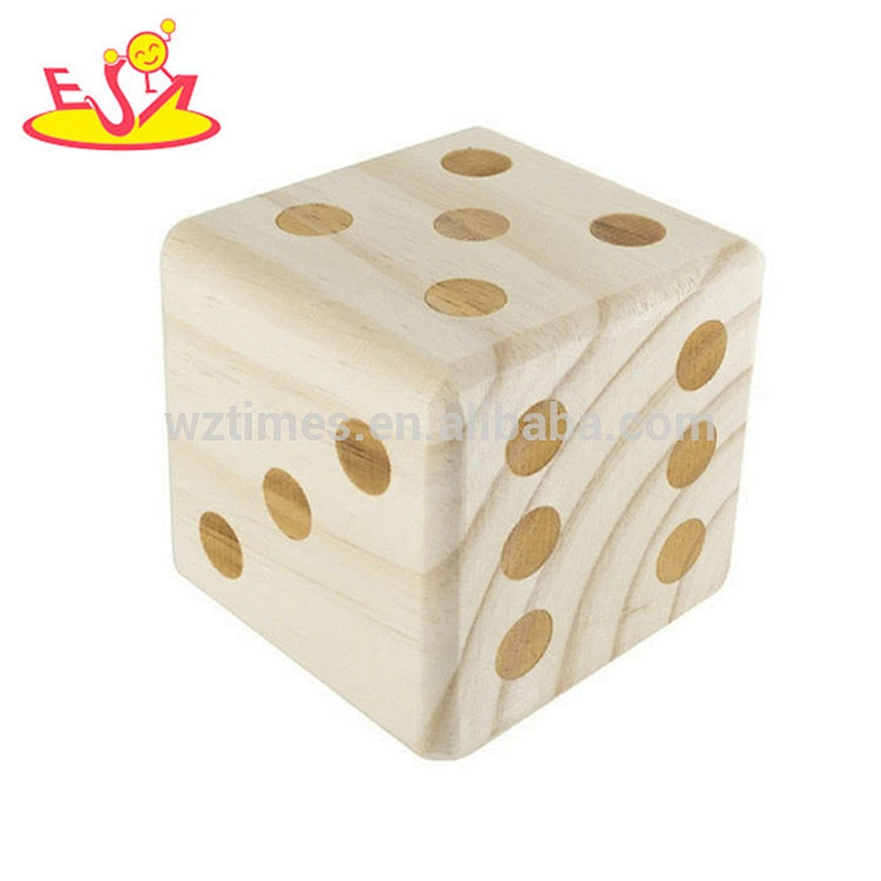 Customize classic wooden dice games for adults W01D008