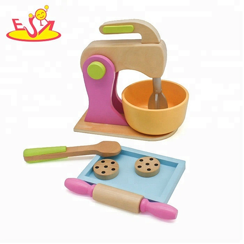 Neues Design vorgeben Spiel Holzspielzeug Mixer für Kinder W10D009