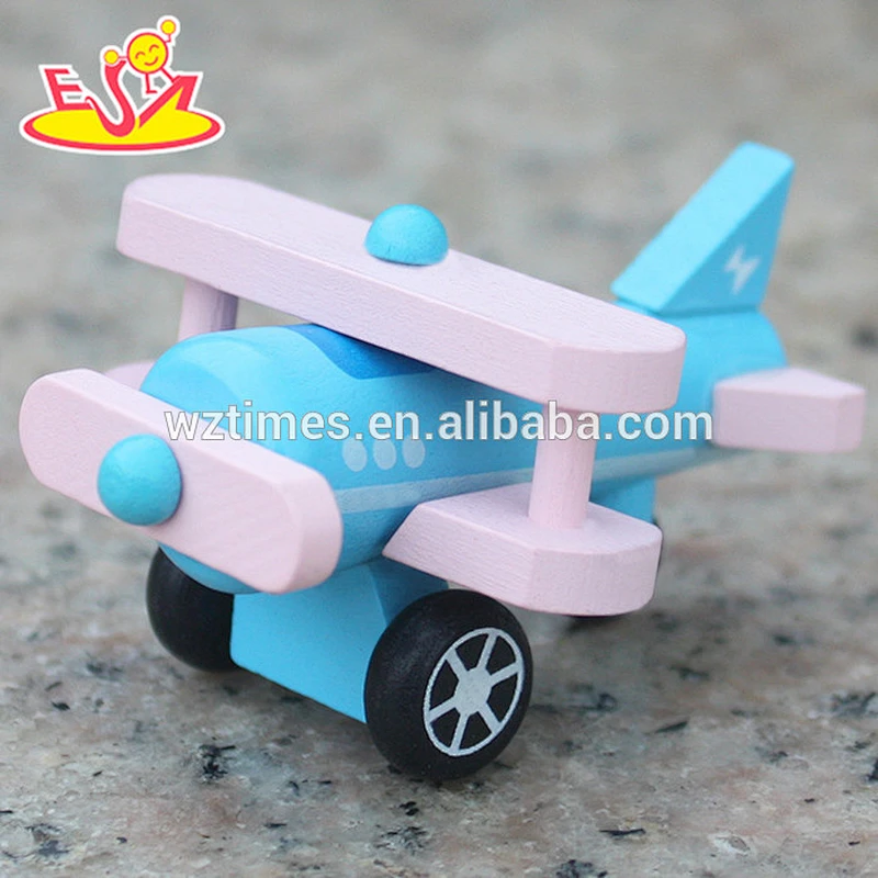 wholesale funny wooden airplane toy for children W04A197