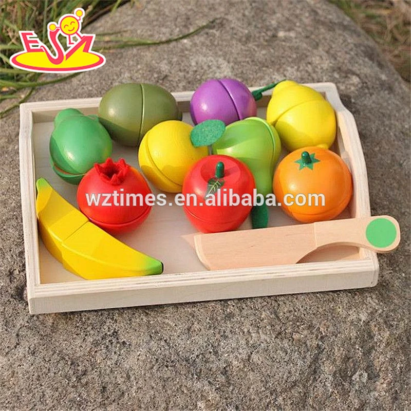 großhandel kinder spielen küche spielzeug holz schneiden obst set lustiges holz schneiden obst set für kinder w10b185