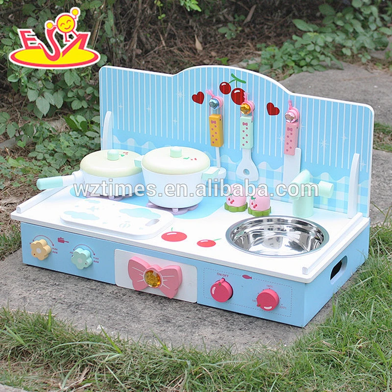 Wholesale high quality cute wooden mini kitchen toy for sale W10C236