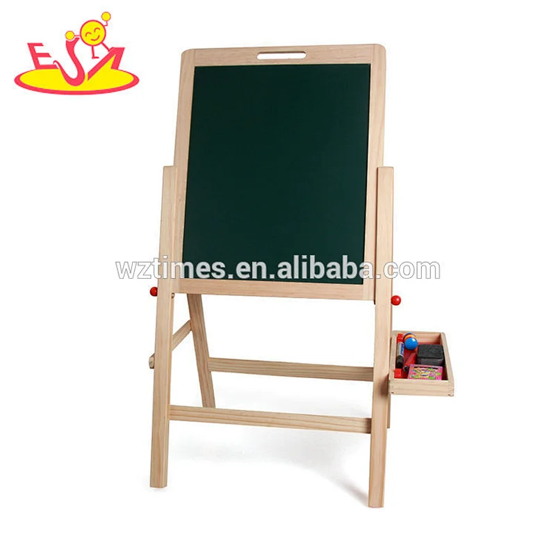 الجملة عالية الجودة الرسم السبورة الخشبية الصغيرة للأطفال W12B113