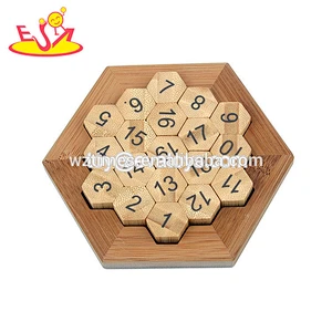 Wholesale educational teaching wooden unlocked Sudoku-26 toy W11C045