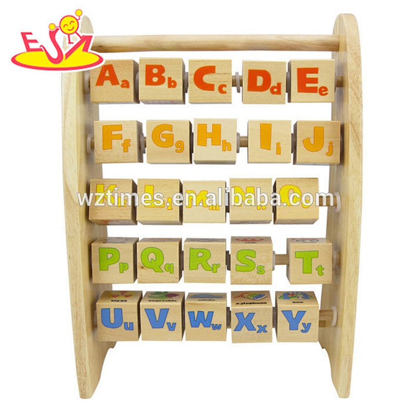 wholesale preschool educational wooden alphabet toy for sale W12C011