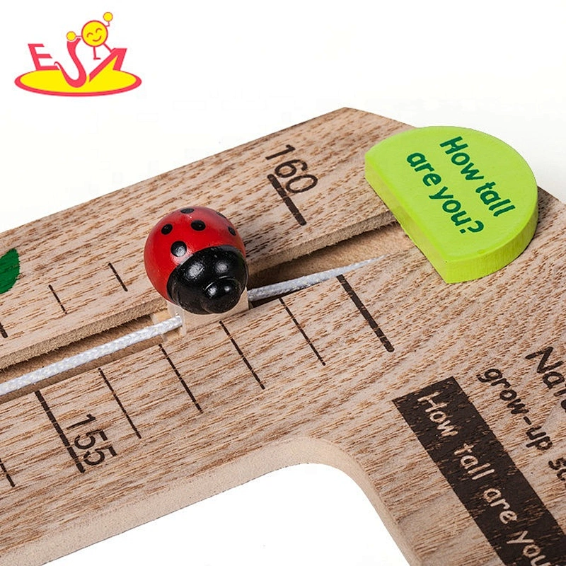 Nursery decor giant wooden kids height ruler for wall W09C010