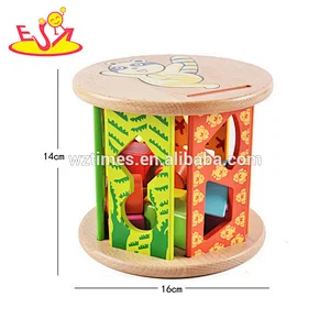 New hottest preschool multi wooden baby toys for 1 year old W12D075