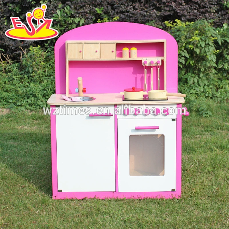 wholesale wooden kids toy wooden kitchen for pretend play W10C065