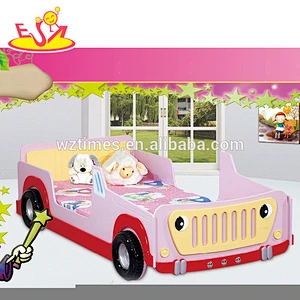 2018 wholesale wooden kids race car bed high quality wooden kids race car bed best sale wooden kids race car bed W08A022