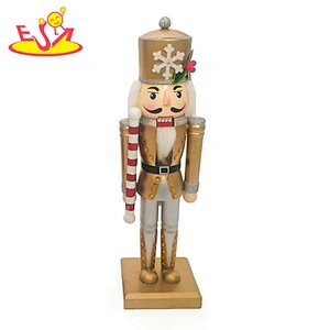 Customize soldier toy wooden red nutcracker for wholesale W02A344