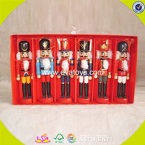 wholesale baby wooden colorful custom nutcracker, popular kids wooden nutcracker, fashion wooden custom nutcracker W02A006