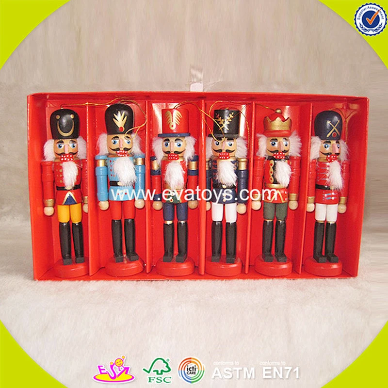 wholesale baby wooden colorful custom nutcracker, popular kids wooden nutcracker, fashion wooden custom nutcracker W02A006