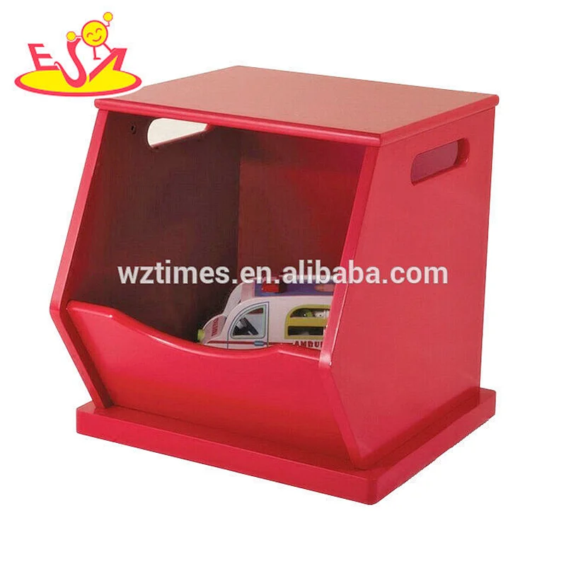 Wholesale high quality wooden toy storage box for children as sale W08C236