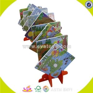 wholesale funny toddler wooden baby puzzle toy best selling educational wooden baby puzzle toy bring fun W14C234