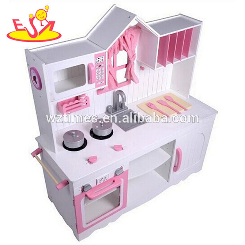 New style School Kids Wooden Pretend Play Kitchen Set W10C163
