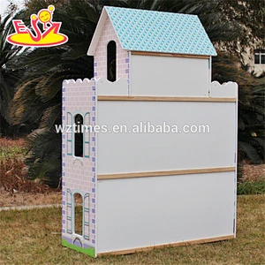 neues Design reizendes Rollenspiel Mädchen Puppenhaus aus Holz mit Möbeln W06A161