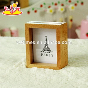 2018 wholesale kids wooden photo frame cheap baby wooden photo frame high quality children wooden photo frame W09A054