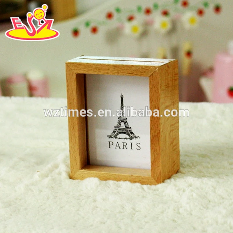 2018 wholesale kids wooden photo frame cheap baby wooden photo frame high quality children wooden photo frame W09A054