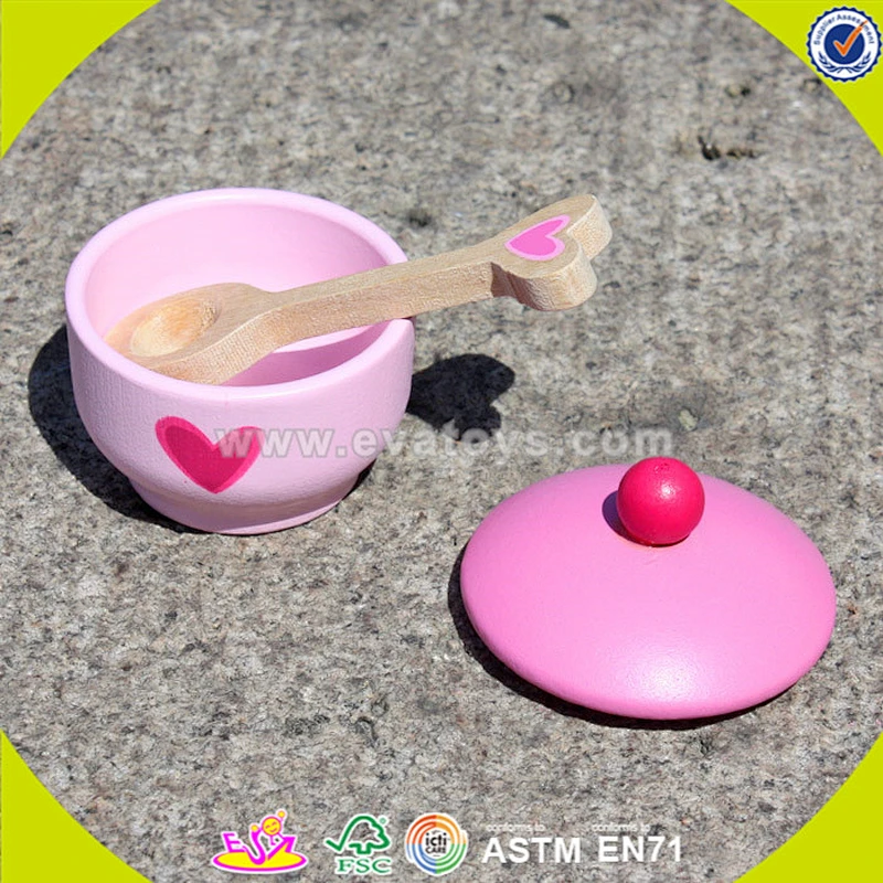 Wholesale educational baby wooden play kitchen accessories funny kids pretend wooden play kitchen accessories W10B109-S