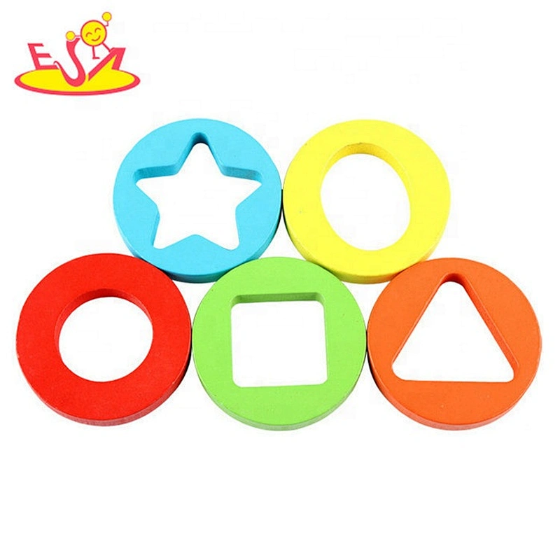 2019 New hottest educational wooden shape toys for toddlers W13E091