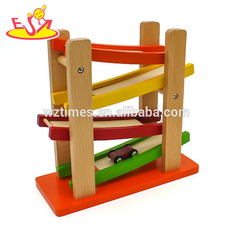 Großhandel diy hölzerne Kinderautospiele für Bildung W04E038