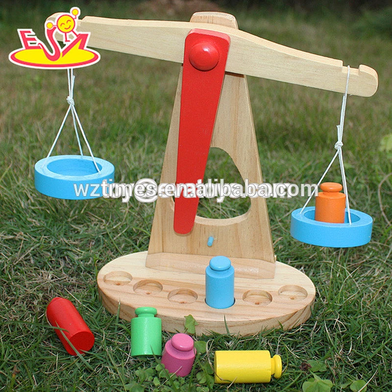 hölzerne Balance-Spielwaren des Großhandelsbabys, hölzerne Balance der populären Kinder der Spitzenmode-Kinder hölzerne Balancespielzeug W11F043