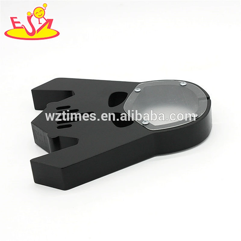 wholesale skull shape wooden baby money box for sale W02A283