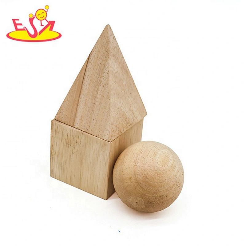 2019 Top sale 12 pieces kids wooden building toys for education W13A178