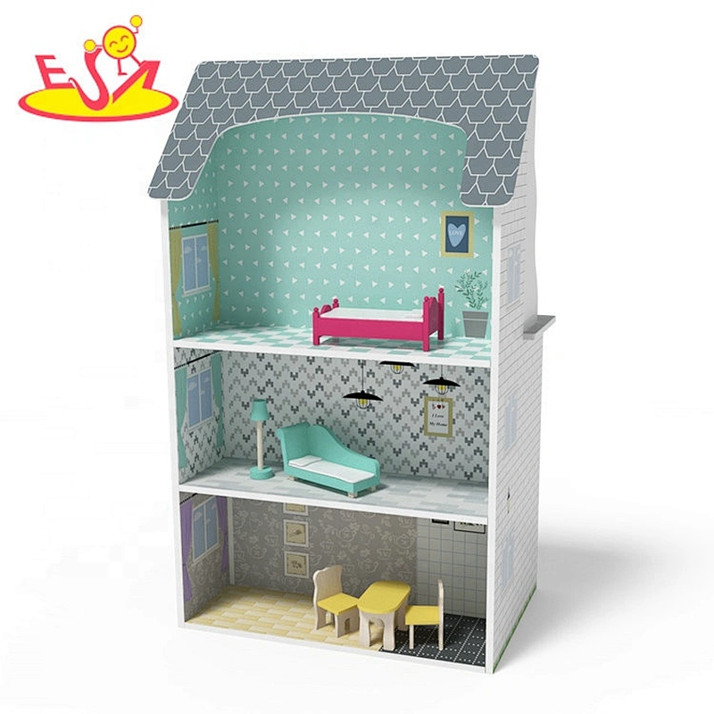 New fashion combination 2 in 1 wooden dollhouse kitchen set for children W06A371B