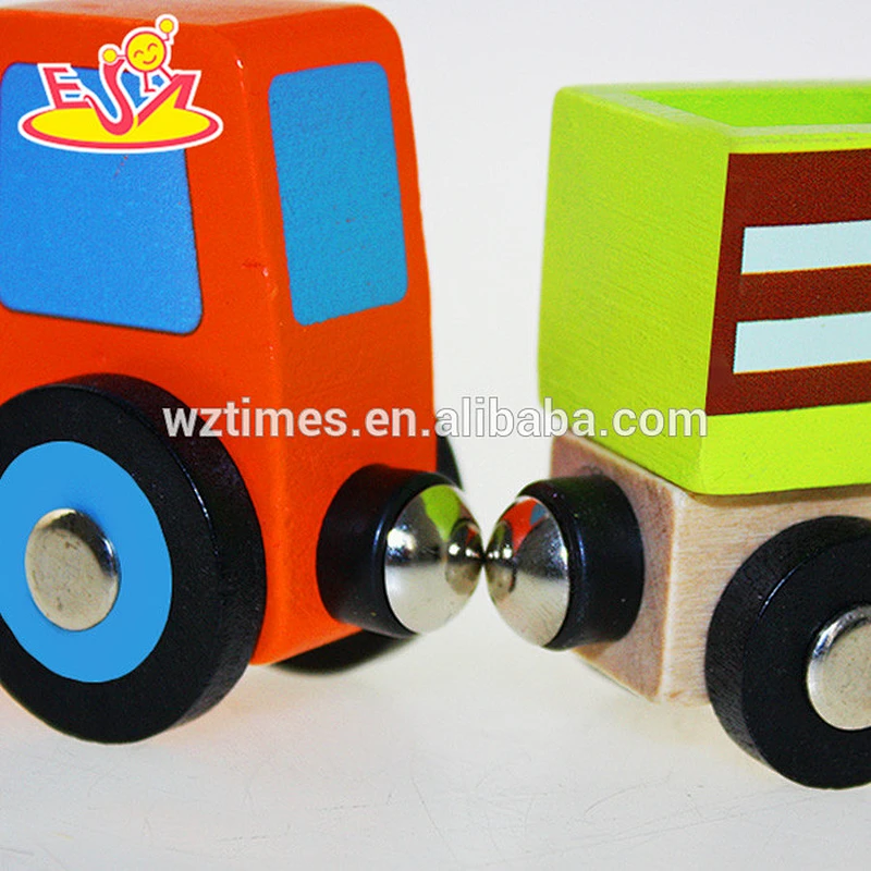 Wholesale interesting baby pretend toy wooden animals farm set toy W01A072