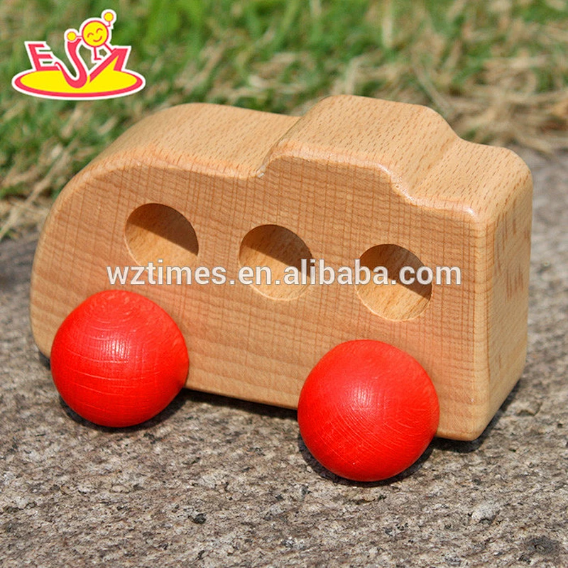 Wholesale preschool mini wooden toy vehicles for kids W04A124