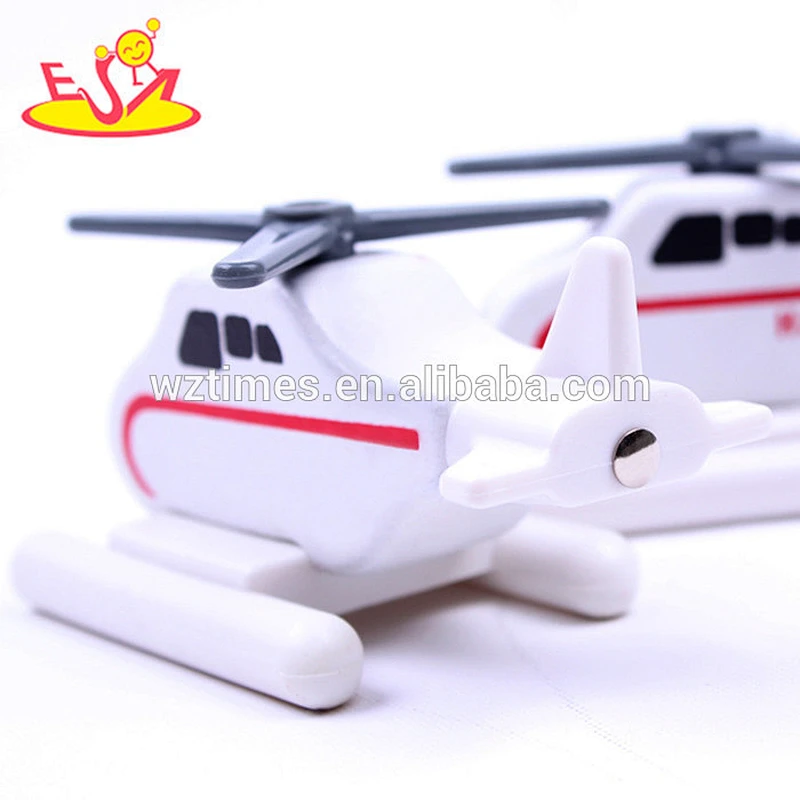 2018 wholesale hottest children wooden toy plane W04A207